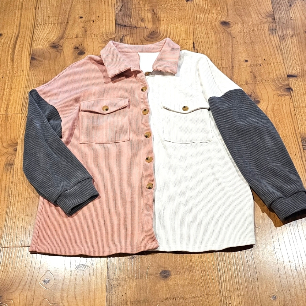 ColorBlock Super Soft Shacket